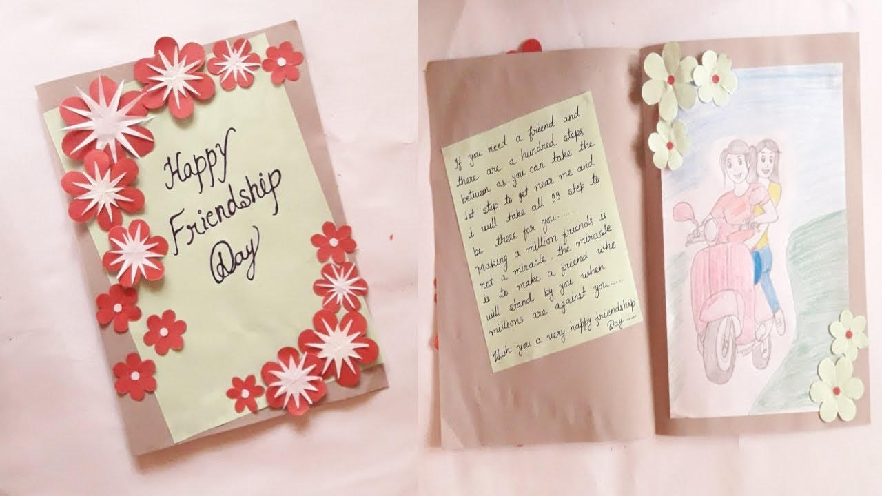 7 Greeting Card Making Ideas for Friendship Day