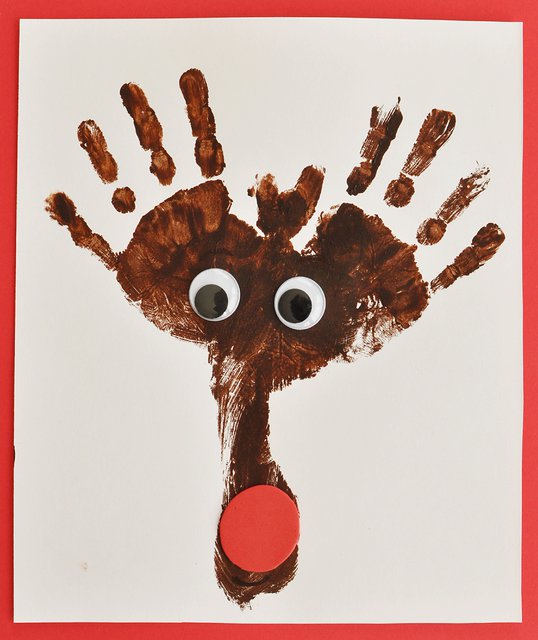 Reindeer Christmas Card for Kids