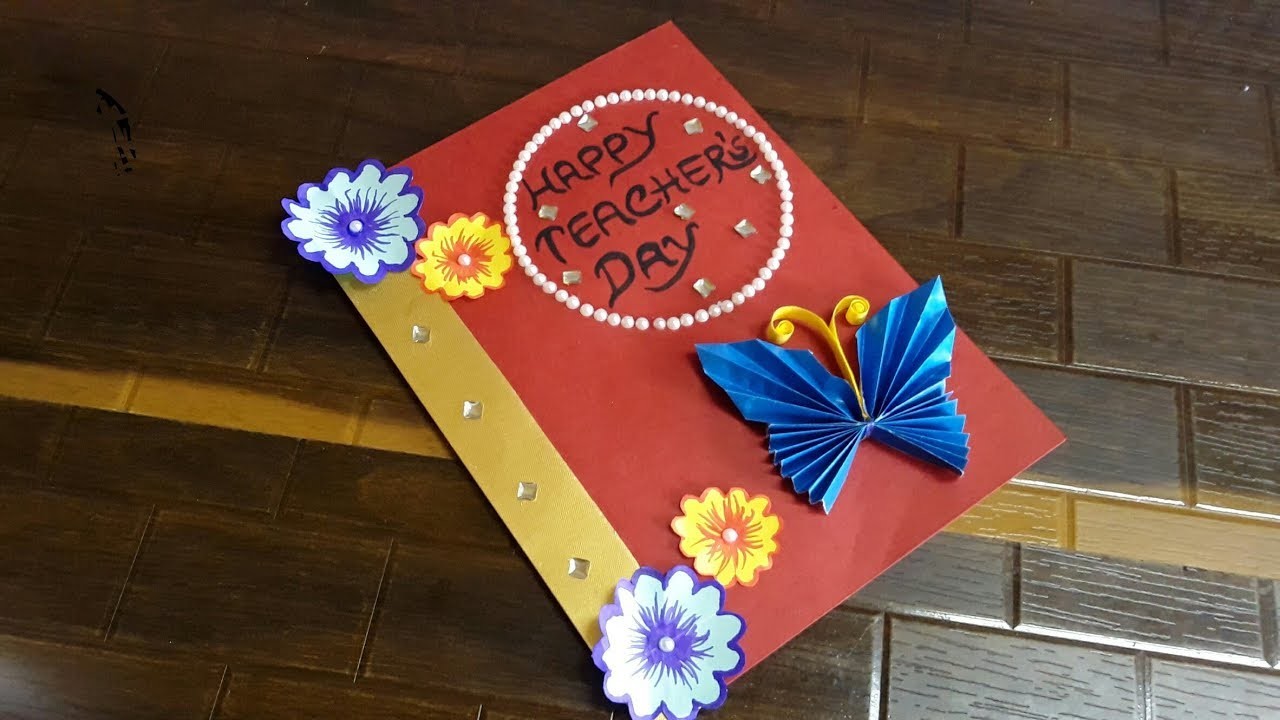 DIY Happy Teachers Day Card