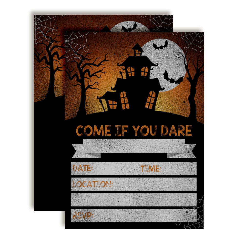 Scary Halloween Invitations