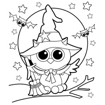 Halloween Coloring Pictures 1