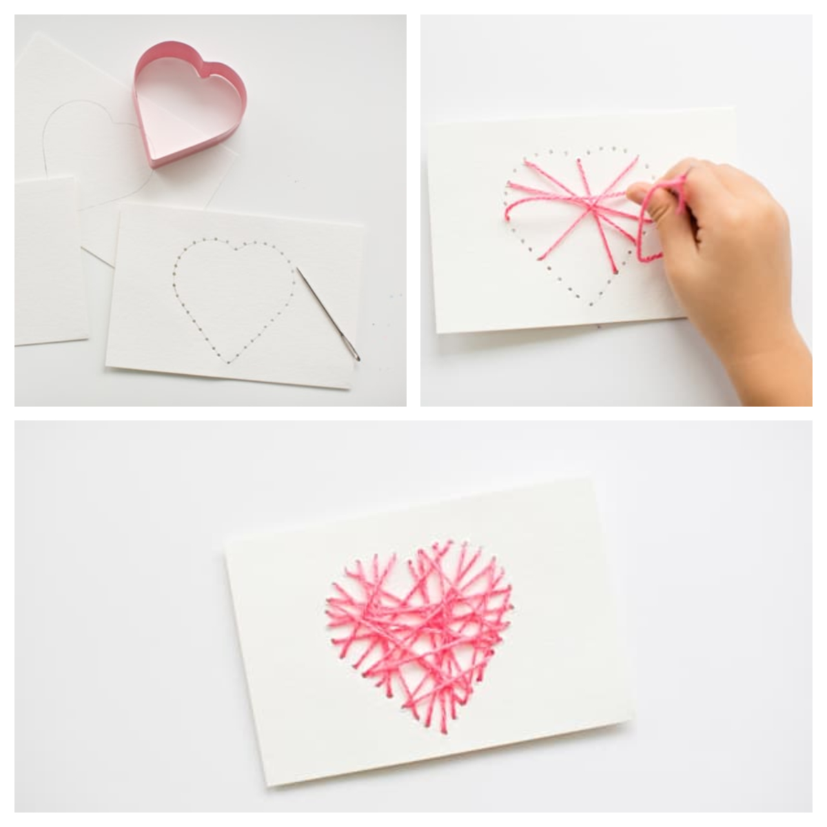String Heart Card For Mother