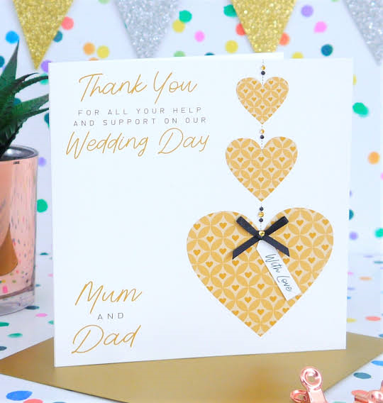 Heart Card for Mum and Dad