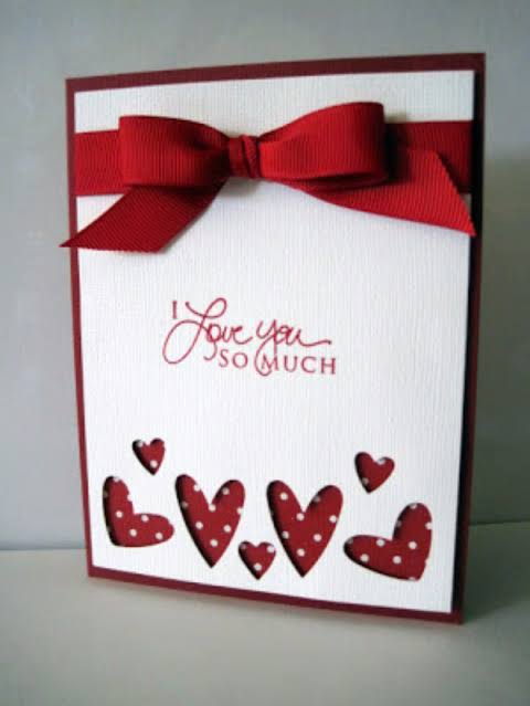 Valentine card for boyfriend handmade