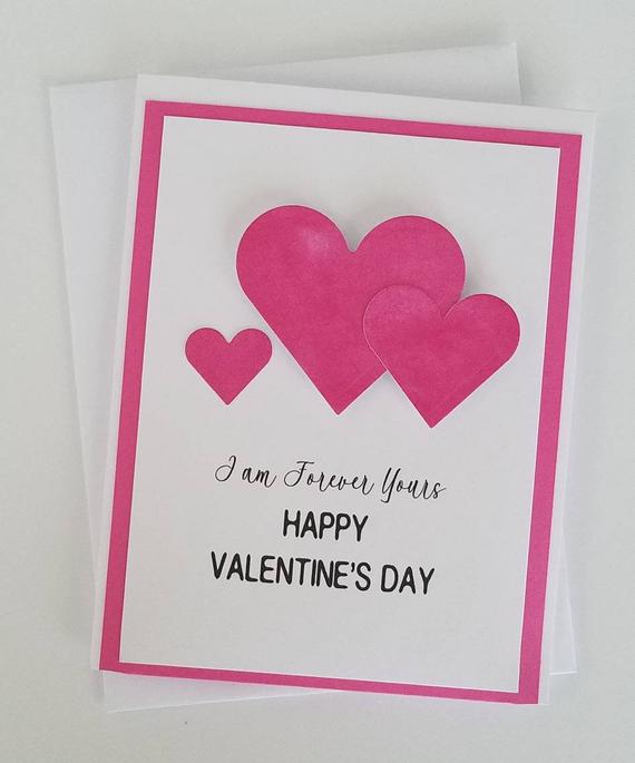 simple Homemade Valentine card idea