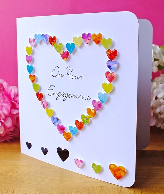 engagement card for him