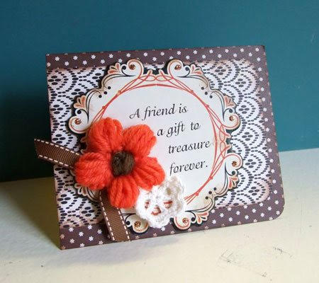 Handmade Friendship day Card