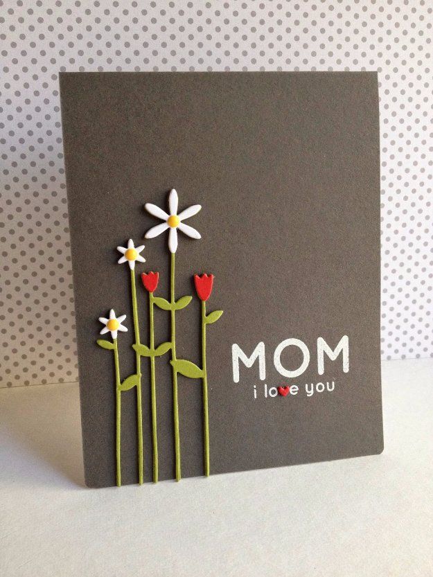 Homemade Birthday Card for Mom