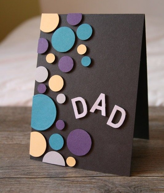 Polka Dot Birthday Card for Father