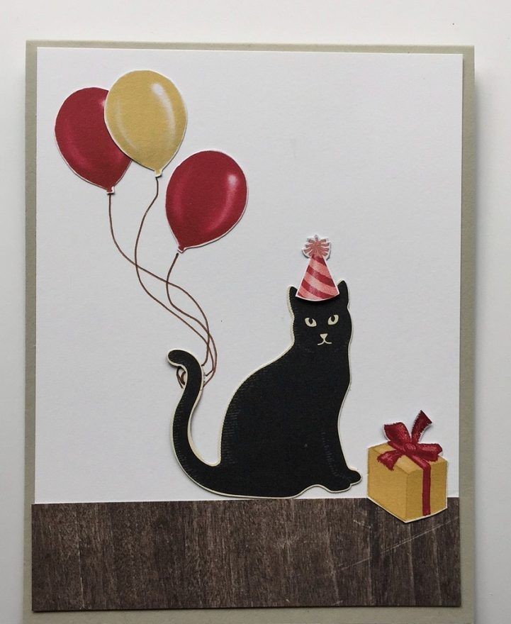 birthday card for a grumpy cat