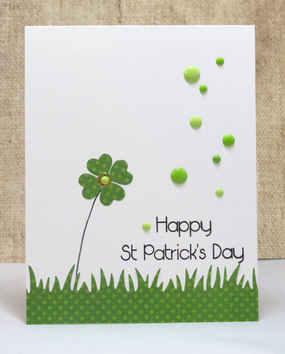 Handmade St Patrick Day Card