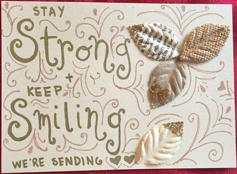 cute inspiring cards for cancer patient