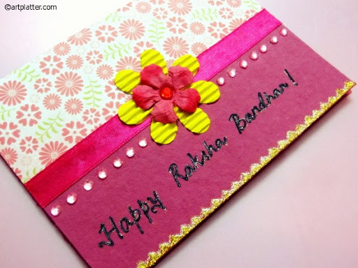 Handmade cards for Raksha bandhan