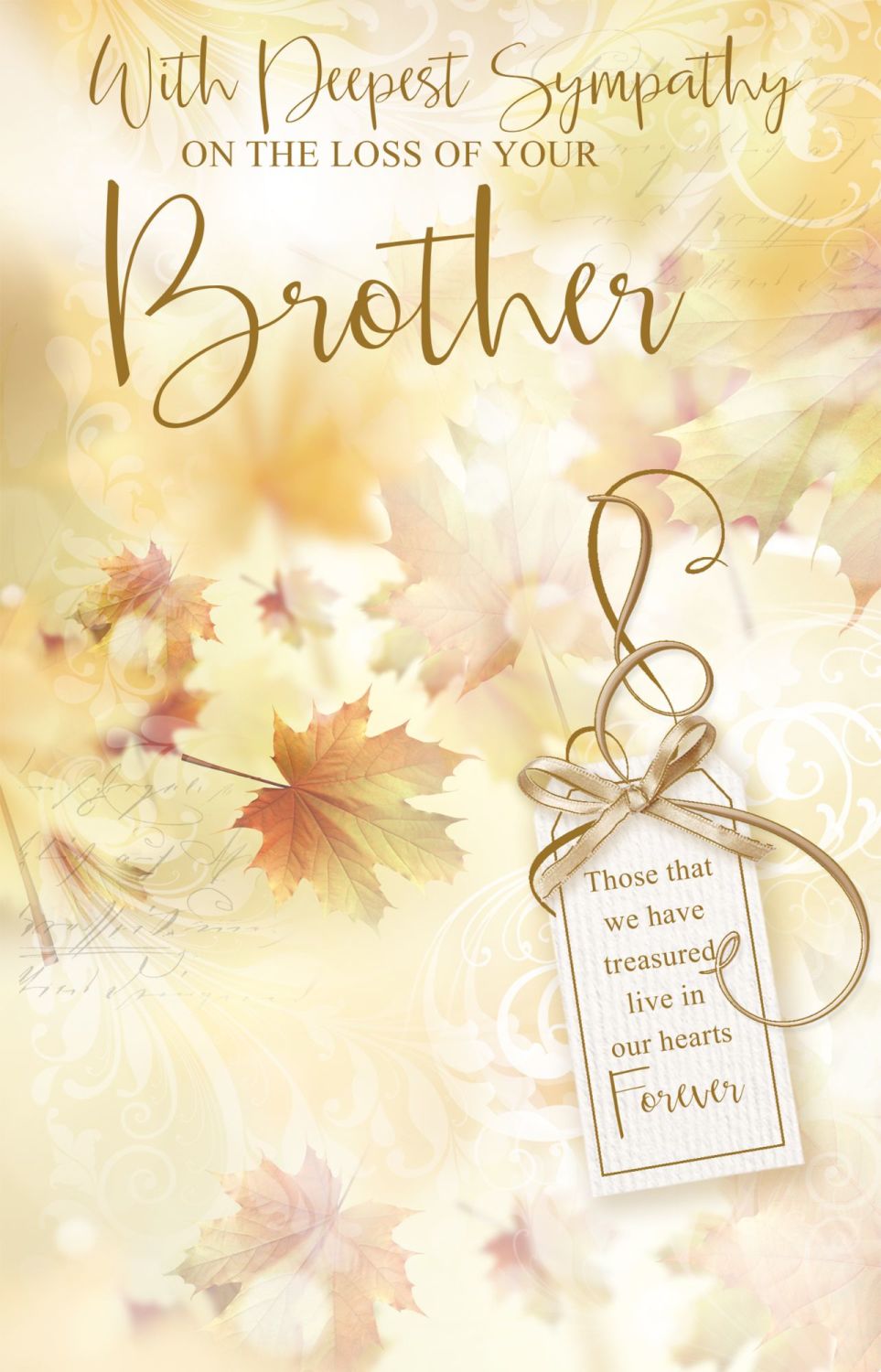 Sympathy Card for Loss of Brother
