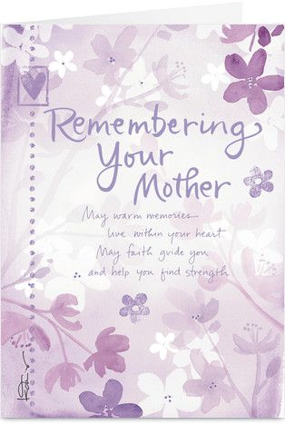 Sympathy Card for Loss of Mother