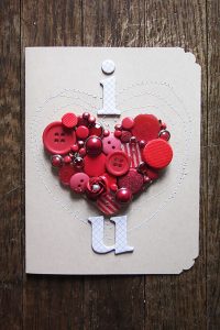 creative handmade valentine card