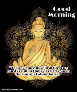 Budha good morning
