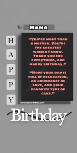 Happy Birthday Mama Wishes 2