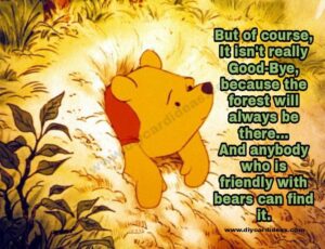 Winnie the pooh goodbye image