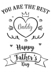 printable fathers day card